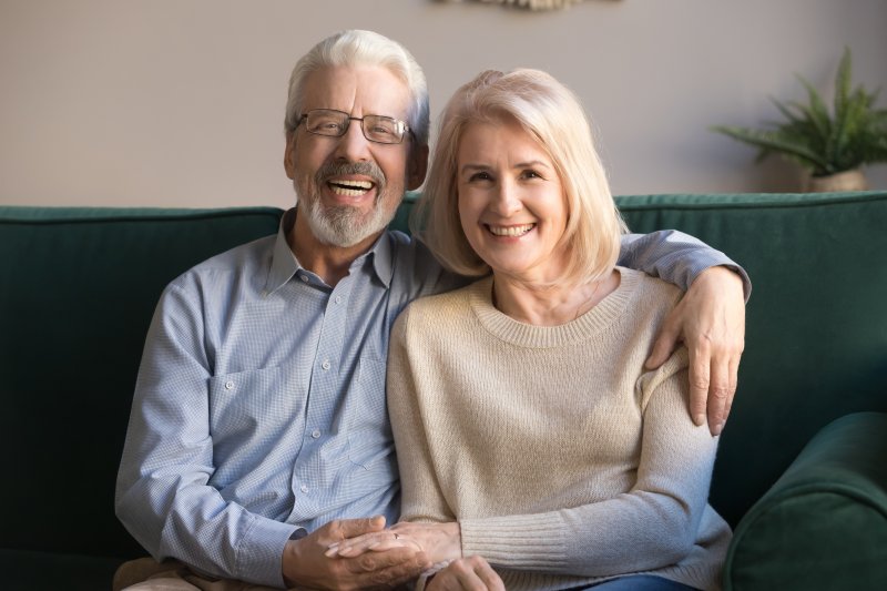 couple with dentures